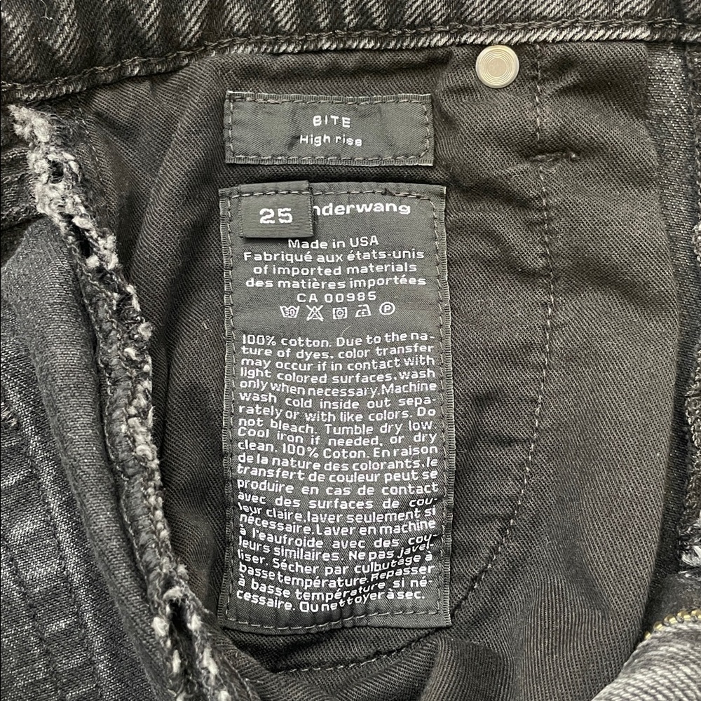 Alexander Wang Black Jean Shorts - Picture 5 of 11